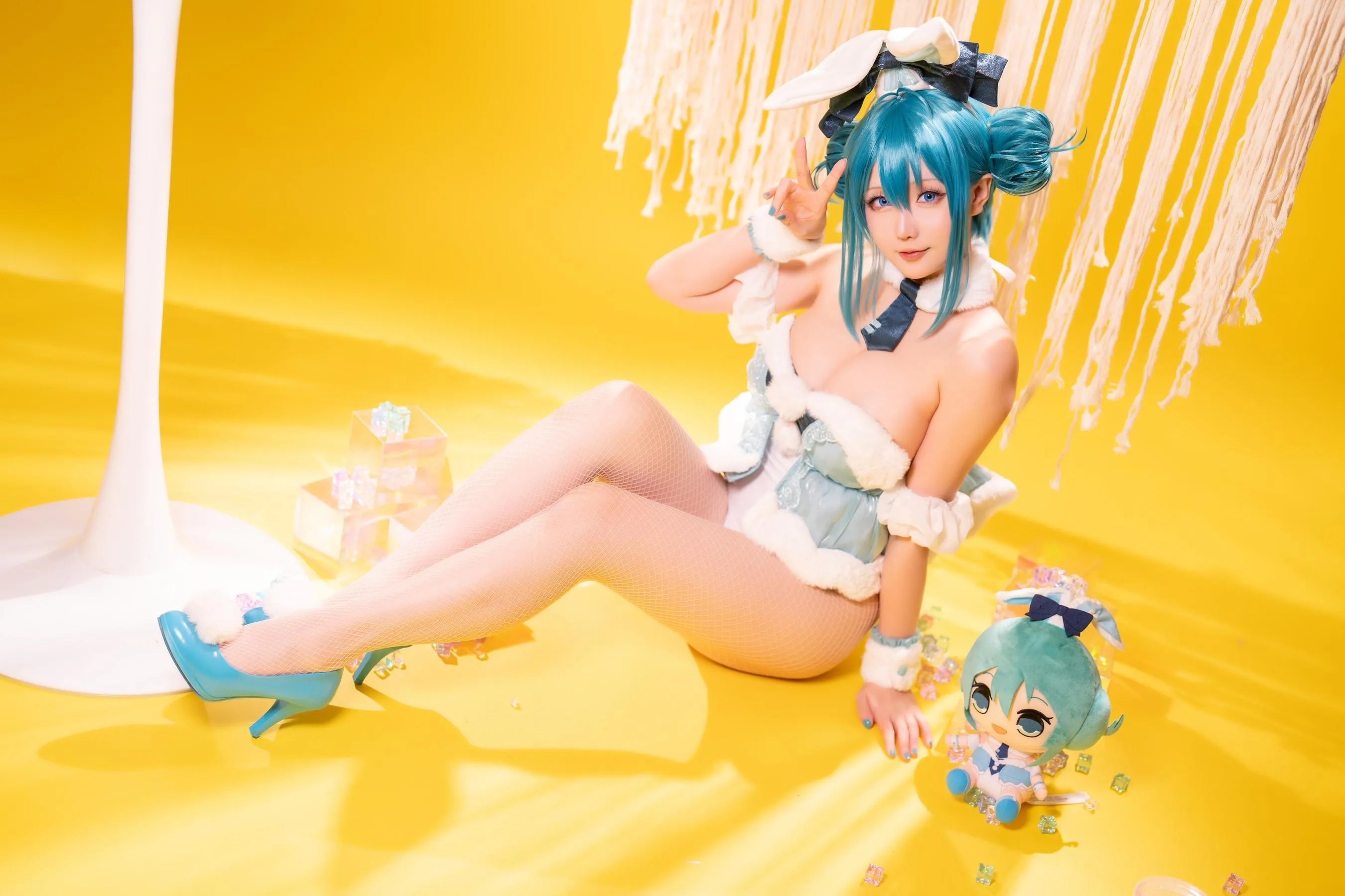 星之迟迟 – NO.158 23年9月计划A 初音未来 白兔女郎 [77P]插图1
